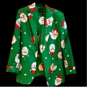 Tipsy Elves Happy Hour Two-piece Christmas Santa Pant Suit Sz Small